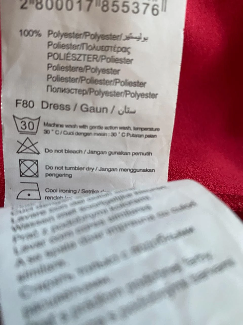 Rode rechte jurk Camaieu maat 42 – Uitlopende mouwen – Elegant & tijdloos – photo 10